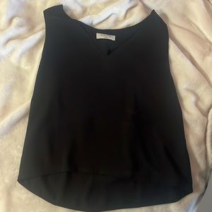Babaton black sleeveless blouse XS